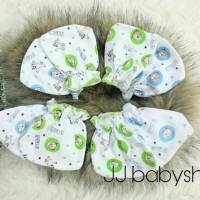 sarung tangan dan kaos kaki bayi 1pak isi 2pasang