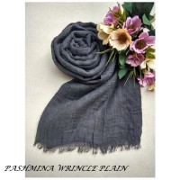 Jual Jilbab Ice cream JILBAB PASHMINA OMBRE POLOS UMAMA WRINCLE PLAIN MURAH Murah
