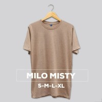 Jual Terlaris Kaos Polos Oblong MILO MISTY | Kaos Distro Bandung Murah