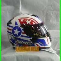 helm bmc blade white blue red