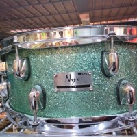 Drum Snare Kyre Nyx ash 14x5,5 Turquois sparkle