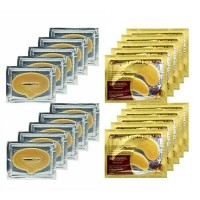 Paket Masker Mata dan bibir Collagen