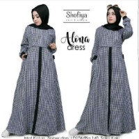 RSP - Alona dres longdress katun gamis casual baju muslim simpel maxy