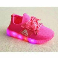 TERMURAH !! Sz.21-25 Sepatu Anak Adidas Yeezy Lampu LED