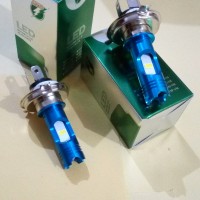 LAMPU LED MOTOR HS1-H4 Hi/Low Putih 6000K