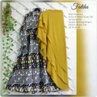 Gamis Khimar Fatiha Mat Monalisa Busui Khimar 3 layer Maxi Murah