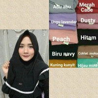 Jual Jilbab Kerudung instan khimar pet antem rempel renda Murah