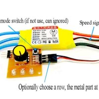 30A 12V DC 3-phase High-Power Brushless Model Motor Speed PWM Controller Driver