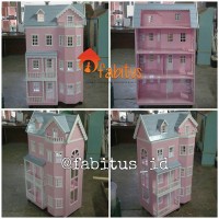 Mainan Anak Rumah Barbie Fairytale Homestead Dollhouse