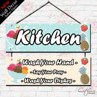 Jual WDG004 KITCHEN RULES - home wall decor hiasan dinding poster | DAPUR Murah