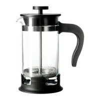 New IKEA UPPHETTA Coffee tea french press 0 4L glass stainless steel