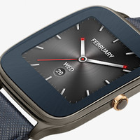 TERLARIS Smartwatch ASUS ZenWatch 2 color GUN strap Leather Dark Blu