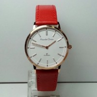 Jam Tangan Alexandre Christie AC 8492 LH Rose Gold Red