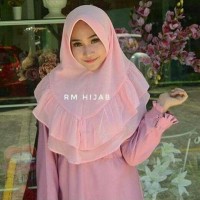 Jual HIJAB JILBAB KHIMAR INSTAN PET REMPEL SUSUN (BUBLEPOP) Murah
