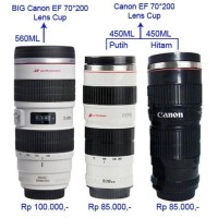 450 ml lens mug cup / termos lensa kamera / canon zoomable ef 70*200