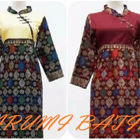 MURAH Gamis Baju Muslimah Long Maxi Dress Batik Anak 1656 GROSIR
