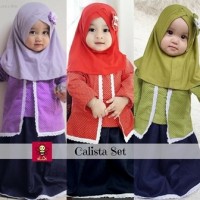 Setelan Kebaya Kutubaru Calista 3-4 tahun | Baju Muslim Anak Perempuan