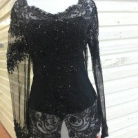 KEBAYA ATASAN TILE PAYET SUPER JEPANG BY YANTI NEW HITAM