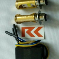 LAMPU LED MOTOR SUPRA X 125 (H6 LED + C acc / aksesoris motor termurah