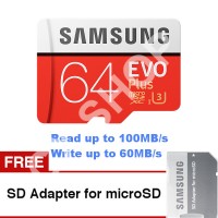 JUAL Samsung MicroSD 64GB EVO PLUS 100MB s Micro SD Card JVO462
