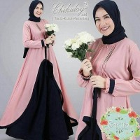 Jual gamis maxi baju muslim hijab syari pesta mewah syari'i setelan kulot Murah