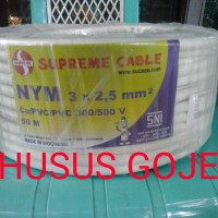 kabel listrik kabel NYM 3X2,5 3X2.5 SUPREME kabel tembaga SNI 50 meter