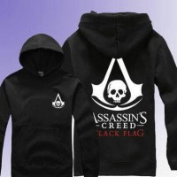 Hoodie Jaket Assassin Creed Black Flag - Unisex