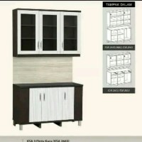 Kitchen Set 3 Pintu Atas Dan Bawah 2663-43