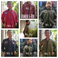 Jaket Bomber Parasut Anak Jacket Motor Anak Usia 5-8 Tahun Keren Murah
