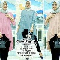 56267 queen pinguin/baju tunik murah/atasan muslim wanita grosiran
