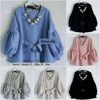 Baju Wanita Atasan Pakaian Neval Top Tunic Blouse Muslim Hijab