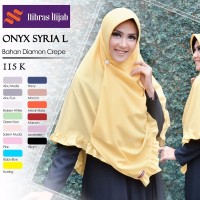 HIJAB NIBRAS ONYX SQUARE INSTAN SYRIA L
