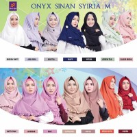 HIJAB NIBRAS ONYX SQUARE INSTAN SYRIA M