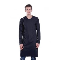 Baju Kurta Busana Muslim Pria Cowok Cowo Warna Hitam H 1106 HN