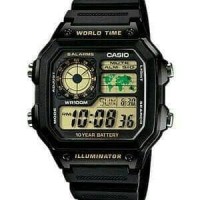 Jam Pria Casio Original AE-1200WH-1B