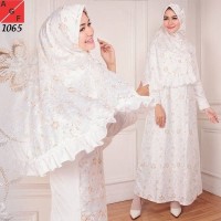 Baju Gamis Putih Gamis umroh Baju Haji Baju muslim wanita Baju manasik