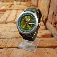 Jam tangan pria, Swiss army kain, tgl + hari aktif/on, kw super