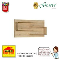 Maggio Lemari Hias/ Rak Gantung / Lemari Pajangan Graver LH 2263
