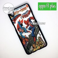Casing OPPO F1 PLUS Superman Vs Spiderman Hard Case Custom