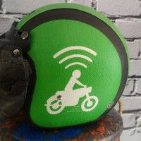 Helm Gojek Go-jek / go jek Retro/klasik/bogo Retro SNI