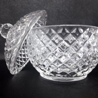 BO031 Toples Kaca Permen Kue Glass Candy Crystal Jars Cookies Mini