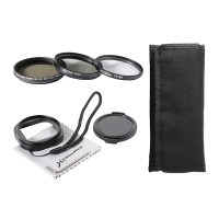 ilter Lens Lensa Gopro Hero 4 Uv Cpl Adjustable Nd2-400 52mm