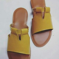 Sandal Wanita Kulit sapu Asli kualitas Super