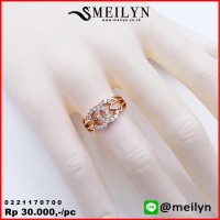MEILYN CINCIN CHANEL UNIK EMAS ZIRCON 0221170700 MEILI