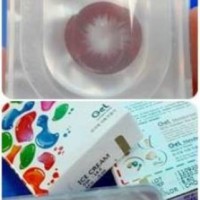 Softlens Gel Ice Cream Choco 6 Bulan Soft Lens Gel ice Cream dia 16MM