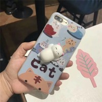SQUISHY CASE SAMSUNG J7 2016 SOFT MOTIF TIMBUL PANDA/RABBIT/CAT/CLOUD