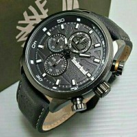 Jam Tangan Pria Timberland Crono Leather Black Kw Super