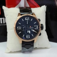 Jam Tangan Expedition E 6386 Black Rosegold Jam Original Chrono Murah