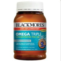 Jual Blackmores Omega Triple Concentrated Odourless Fish Oil 150 capsules Murah