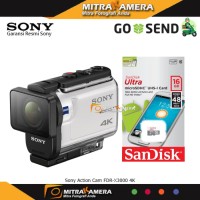 Sony Action Cam FDR-X3000 4K + MicroSDHC 16gb Diskon